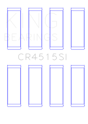 King Engine Bearings Ford/Mazda 2.0L Duratec (Size STD) Silicon Bi-Metal Aluminum Rod Bearing Set