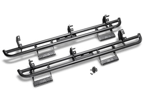N-Fab RKR Step System 09-17 Dodge Ram 1500 Crew Cab - Tex. Black - 1.75in
