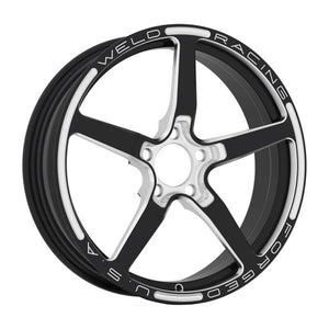 Weld Alumastar 1-Piece 17x4.5 / 5x120 BP / 2.25in. BS Gloss Black Milled Wheel