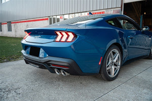 Corsa 2024+ Ford Mustang V8 5.0L 3in Axle-Back Exhaust System w/ Twin 4in Polished Pro-Series Tips