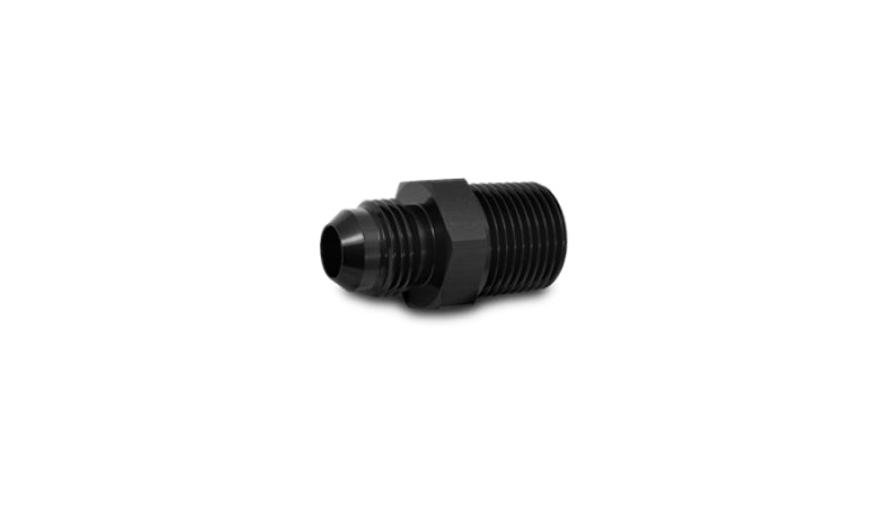 Vibrant -8AN to 1/2in NPT Straight Adapter Fitting - Aluminum