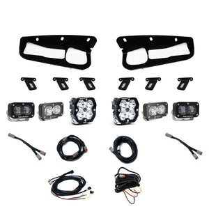 Baja Designs 21-25 Ford Bronco Squadron 2.0 Sport (Spot) / S2 SAE / S2 Sport D/C Steel Bumper -Clear