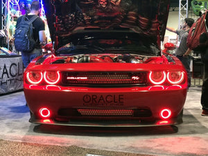 Oracle Dodge Challenger 08-14 LED Waterproof Halo Kit - ColorSHIFT w/ 2.0 Controller