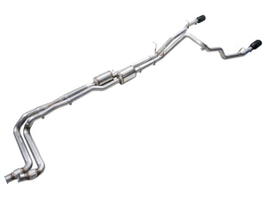 AWE Tuning 2025+ RAM 1500 3.0TT Rebel 0FG Cat-Back Exhaust w/ Diamond Black Tips