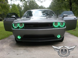 Oracle Dodge Challenger 08-14 Halo Kit (ProjectorHL) - ColorSHIFT w/o Controller
