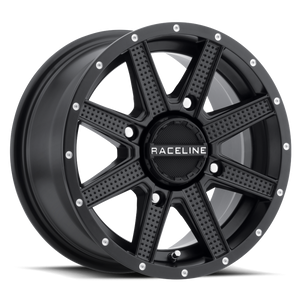 Raceline A92B Hostage 14x7in / 4x156 BP / 2+5 -47mm Offset / 83.8mm Bore - Satin Black Wheel