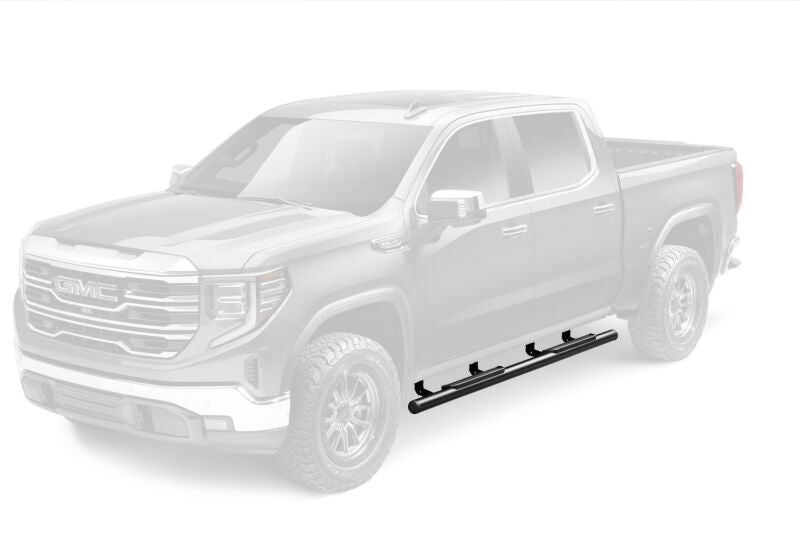 RealTruck 19-26 Chevy Silverado/GMC Sierra 1500 Crew Cab Traxio 3in Nerf Bars - Textured Black