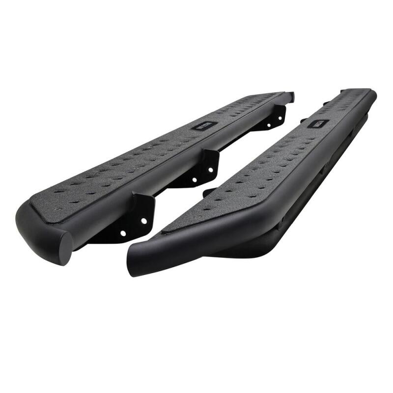 Westin 14-18 Chevrolet/GMC Silv/Seirra 1500 Double Cab Outlaw Nerf Step Bars - Textured Black