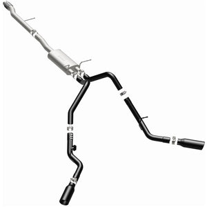 MagnaFlow SYS Cat-Back 3.5in Black Dual Split Rear Tips 14-15 Chevy Silverado/GMC Sierra 4.3L-5.3L