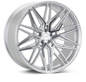Vossen HF-7 22x9.5 - 5x112 - ET15 - Deep Face - 66.5 - Silver Polished Wheel