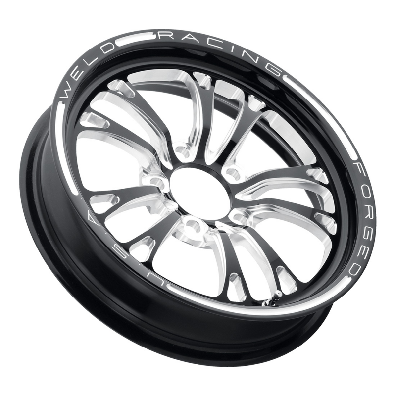 Weld V-Series Frontrunner 15x3.5 / 5x120 / 1.75 BS / 3.18 HB - Gloss Black Milled - Non-BL Wheel
