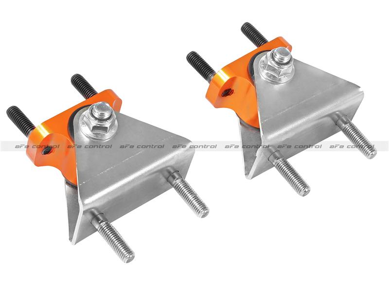 aFe Control PFADT Series Engine Mount Set; Chevrolet Corvette (C5/C6) 97-13 Orange