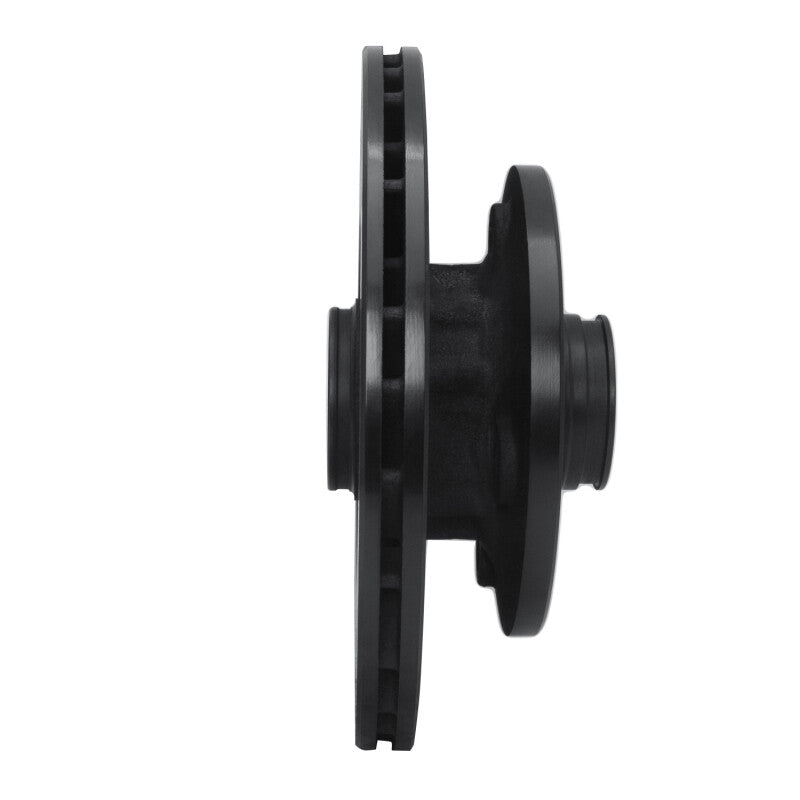 R1 84-85 Mazda RX-7 Front Left Drilled & Slotted Black Brake Rotor