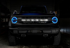 Oracle 2021 Ford Bronco DRL Upgrade w/ Halo Kit - ColorSHIFT w/ No Controller
