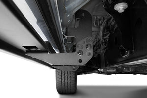 RealTruck 24-26 Toyota Tacoma Double Cab Traxio 4in Nerf Bars - Textured Black