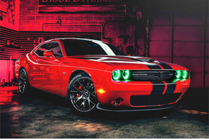 Diode Dynamics 15-21 Dodge Challenger RGBW DRL LED Boards