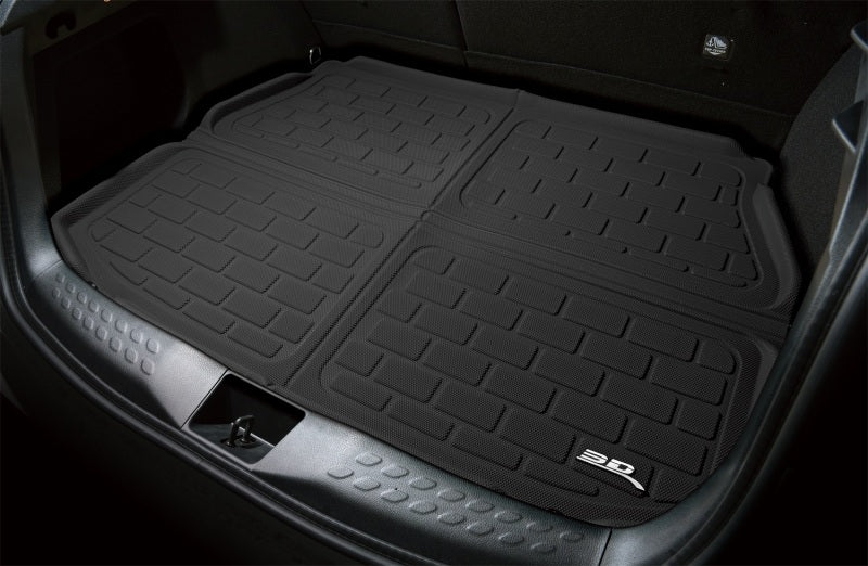 3D MAXpider Tesla Cybertruck 2024 Kagu Black Rear Underbed Storage Compartment Liner