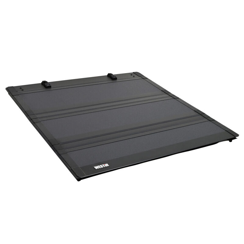 Westin 14-19 Chevrolet/GMC 1500/2500/3500 6ft. 7in. Bed Hard Tri-Fold Tonneau Cover - Black