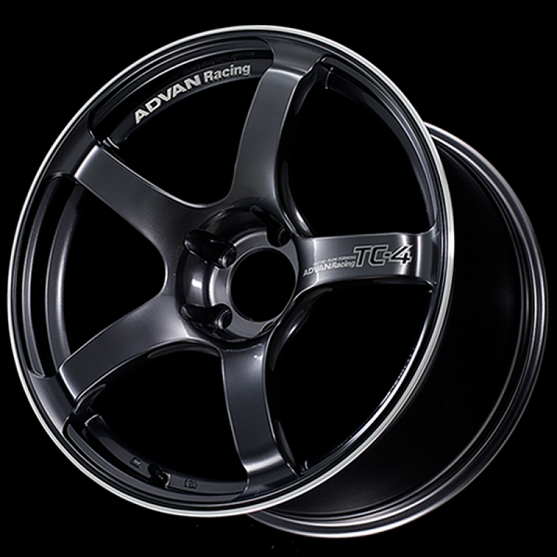 Advan TC4 16x8.0 / +38 Offset / 4x100 / 73mm Bore / Racing Gunmetallic and Ring