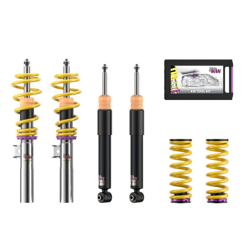 KW Coilover Kit V1 Honda Civic (all excl. Hybrid)w/ 16mm (0.63) front strut lower mounting bolt