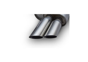 Ford Racing 2013-2014 Mustang GT Axle Back QUAD TIP Mufflers with Rear Lower VALENCE