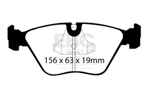 EBC 92-95 BMW M3 3.0 (E36) Redstuff Front Brake Pads
