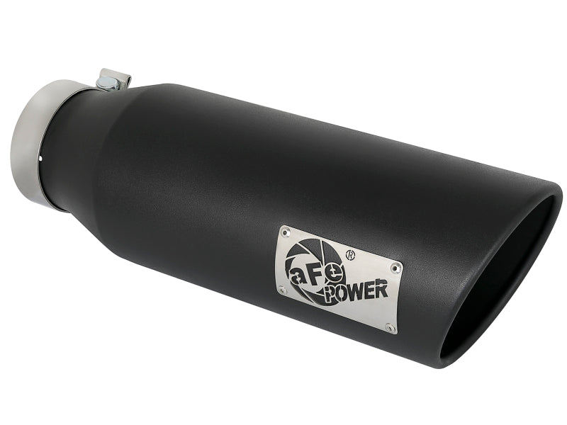 aFe MACH Force-Xp Universal Exhaust Tip 4 IN Inlet x 6 IN Outlet x 18 IN L