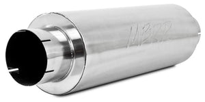 MBRP Universal Quiet Tone Muffler 5in Inlet /Outlet 8in Dia Body 31in Overall