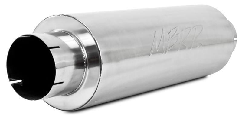 MBRP Universal Quiet Tone Muffler 5in Inlet /Outlet 8in Dia Body 31in Overall