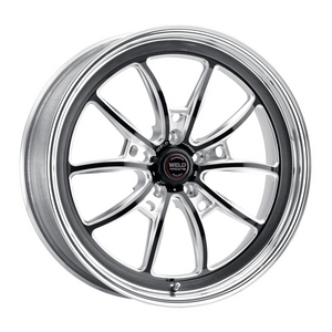 Weld S80 17x10 / 5x120 / 7.2 BS / 3.18 HB - Polished Center - Polished Shell - Non-BL Wheel