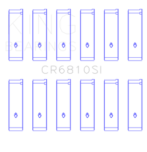 King Engine Bearings Chrysler 215 (Size +0.75mm) Connecting Rod Bearing Set