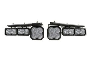 Diode Dynamics 21-Up Ford Bronco Stage Series Fog Pocket Kit - White Max