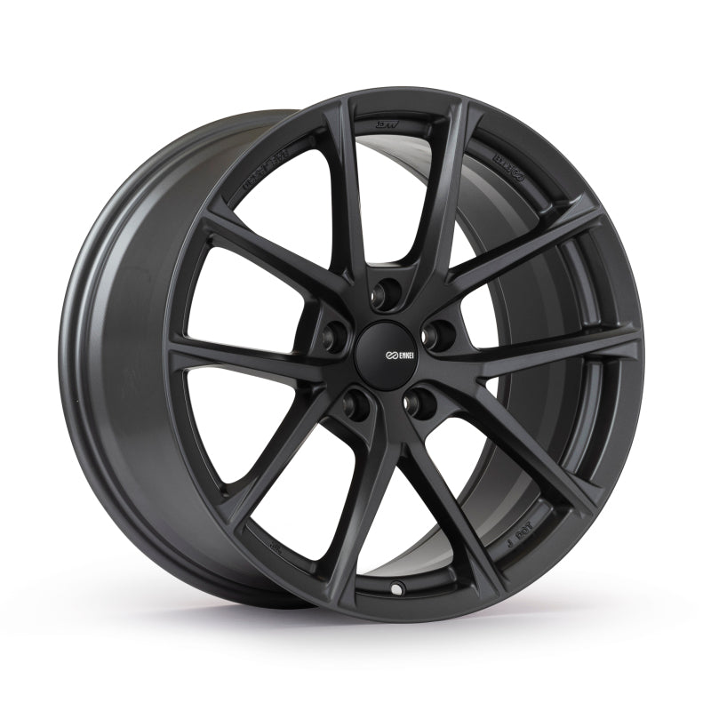 Enkei Helix 18x8.5in / 5x120 BP / 38mm Offset / 72.6mm Bore - Matte Gunmetal Wheel
