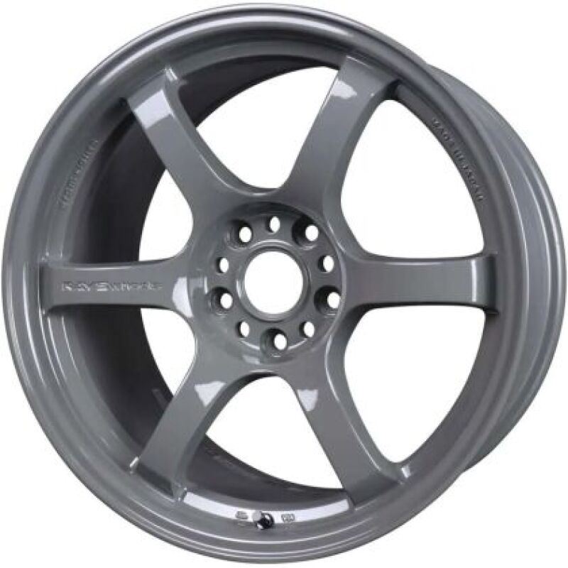 Gram Lights 57DR 17x9.0 +12 5x114.3 Glossy Gray Wheel