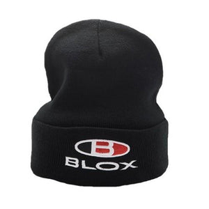 BLOX Racing Classic Beanie - Black w/ Stacked Logo