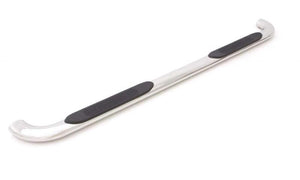 Lund 2019 Chevy Silverado 1500 Double Cab 4In Oval Curved SS Nerf Bars - Polished Stainless