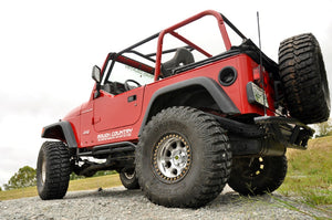 Rough Country 4 Inch Lift Kit Long Arm | Jeep Wrangler TJ 4WD (1997-2006)