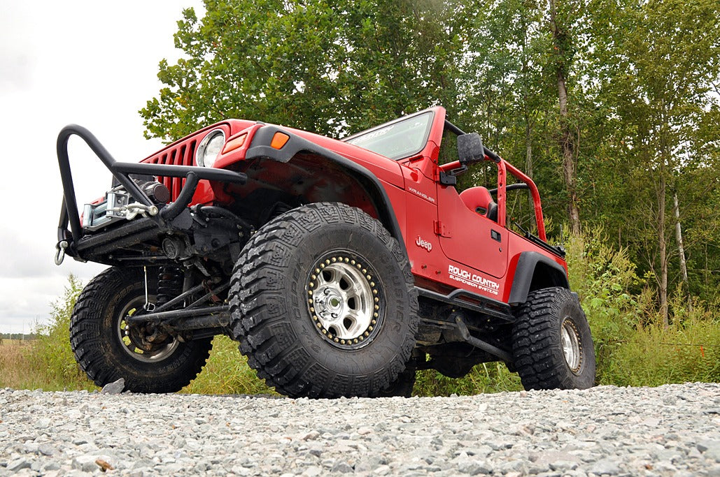 Rough Country 4 Inch Lift Kit Long Arm | Jeep Wrangler TJ 4WD (1997-2006)