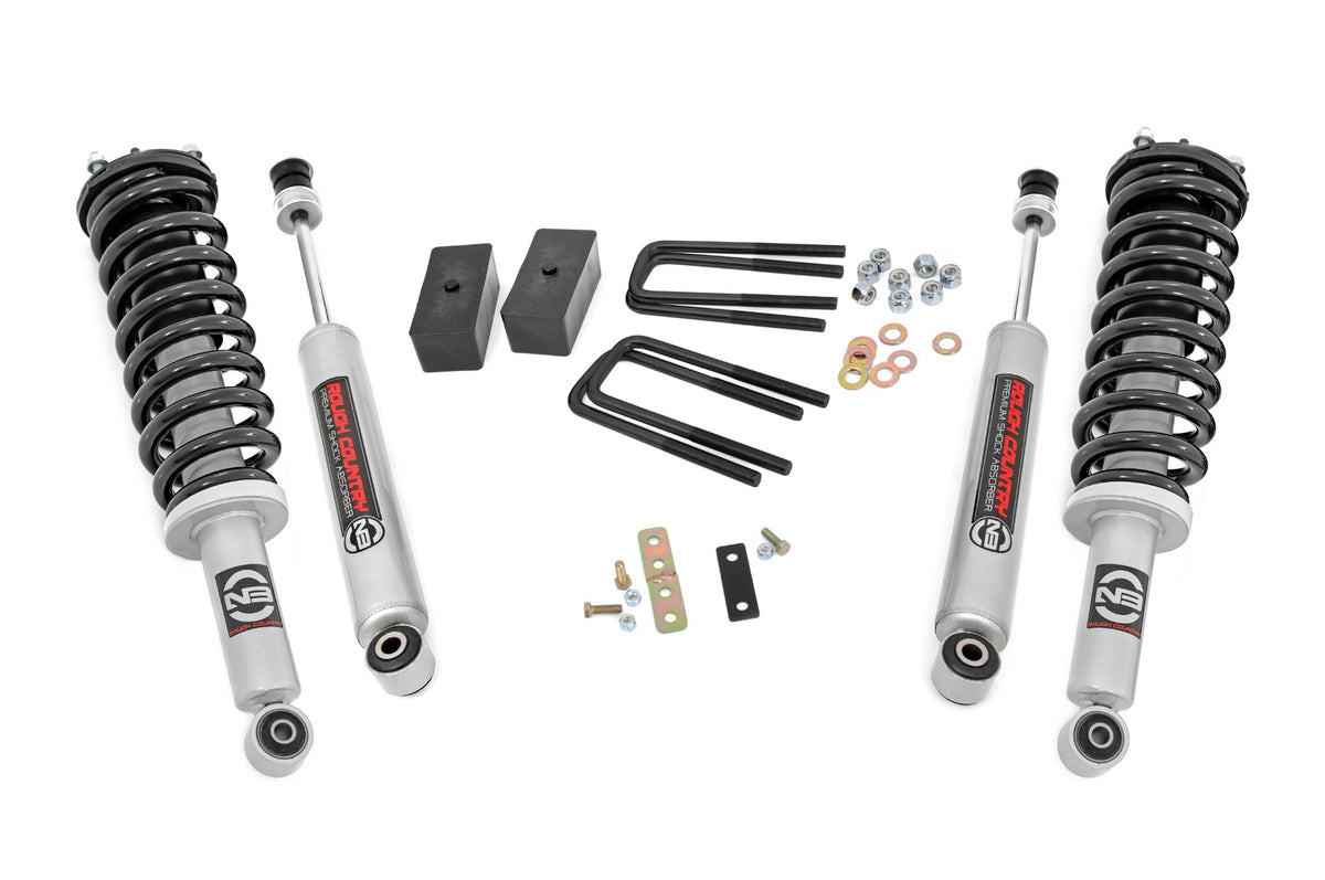 Rough Country 2.5 Inch Lift Kit Lifted Struts | Toyota Tundra 4WD (2000-2006)