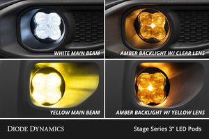 Diode Dynamics SS3 Max Type F2 Kit ABL - Yellow SAE Fog