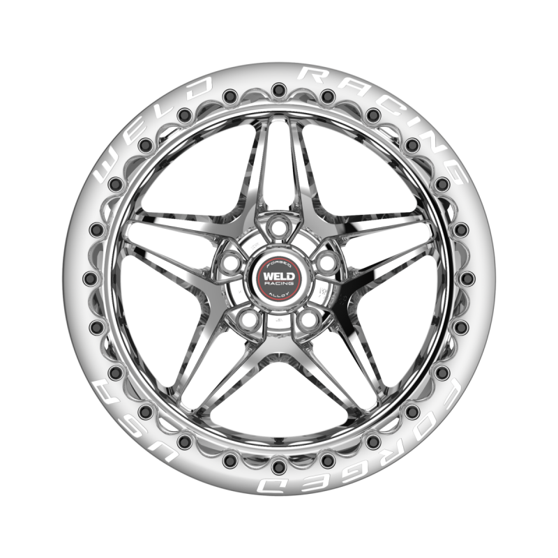 Weld S81 Beadlock 15x10/5x115/6.5 BS/3.18 HB-Polished Center-Polished Shell-Polished SBL MT Wheel