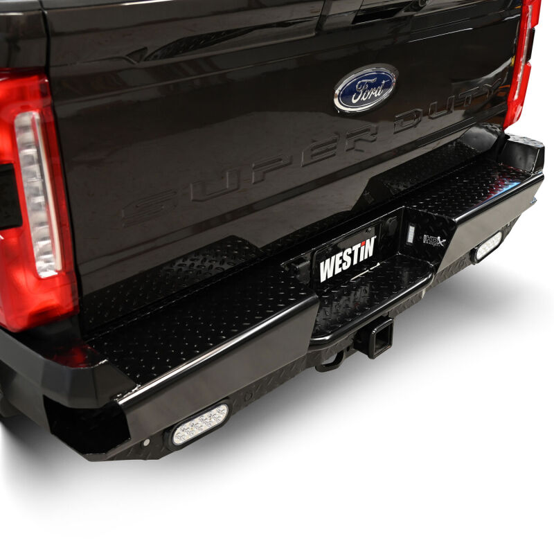 Westin 23-25 Ford F-250/350/450/550/600 HDX Bandit Rear Bumper - Black