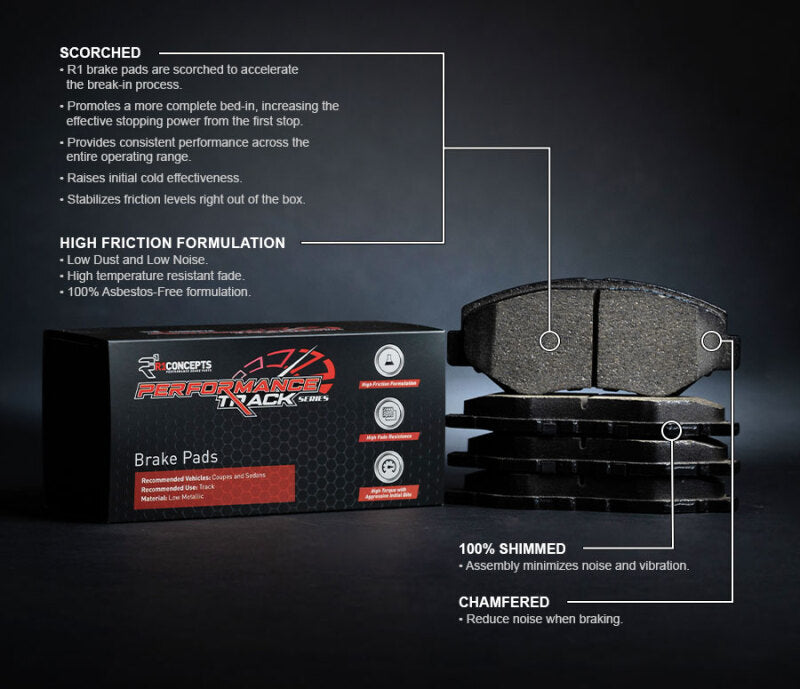 R1 84-95 Mazda Rx-7 Rear Track/Street Brake Pads