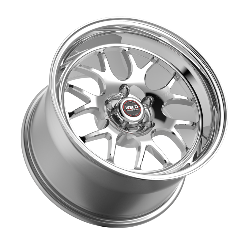Weld S77 17x9.5 / 5x120.65 / 5.5 BS / 3.18 HB - Polished Center - Polished Shell - Non-BL Wheel