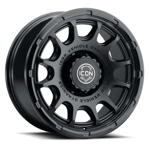 ICON Alloys Rancho 20x9 / 8x6.5 / 12mm / 5.5in BS DBL Black Wheel