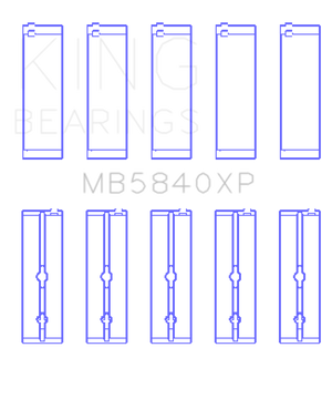 King Chrysler/Dodge Gen 3 Hemi 5.7L/6.1L/6.4L Crankshaft Main Bearing Set (Set of 5) - Size STDX