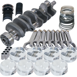 Eagle Chevy 502 1Pc 4.250in Counterwght Crank 6.535in H-Beam 46cc 4.600in Pistons Rotating Assembly