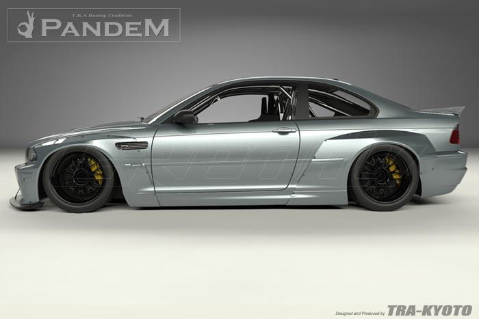 GReddy 99-06 BMW E46 Coupe Pandem Wide Body Rear Fenders (SPECIAL ORDER)