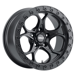 Weld Ledge 20x9 / 5x127 / 5 BS / 71.5 HB - Satin Black - Non-BL Wheel