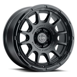 ICON Alloys Rancho 20x9 / 6x5.5 / 0mm / 5in BS DBL Black Wheel